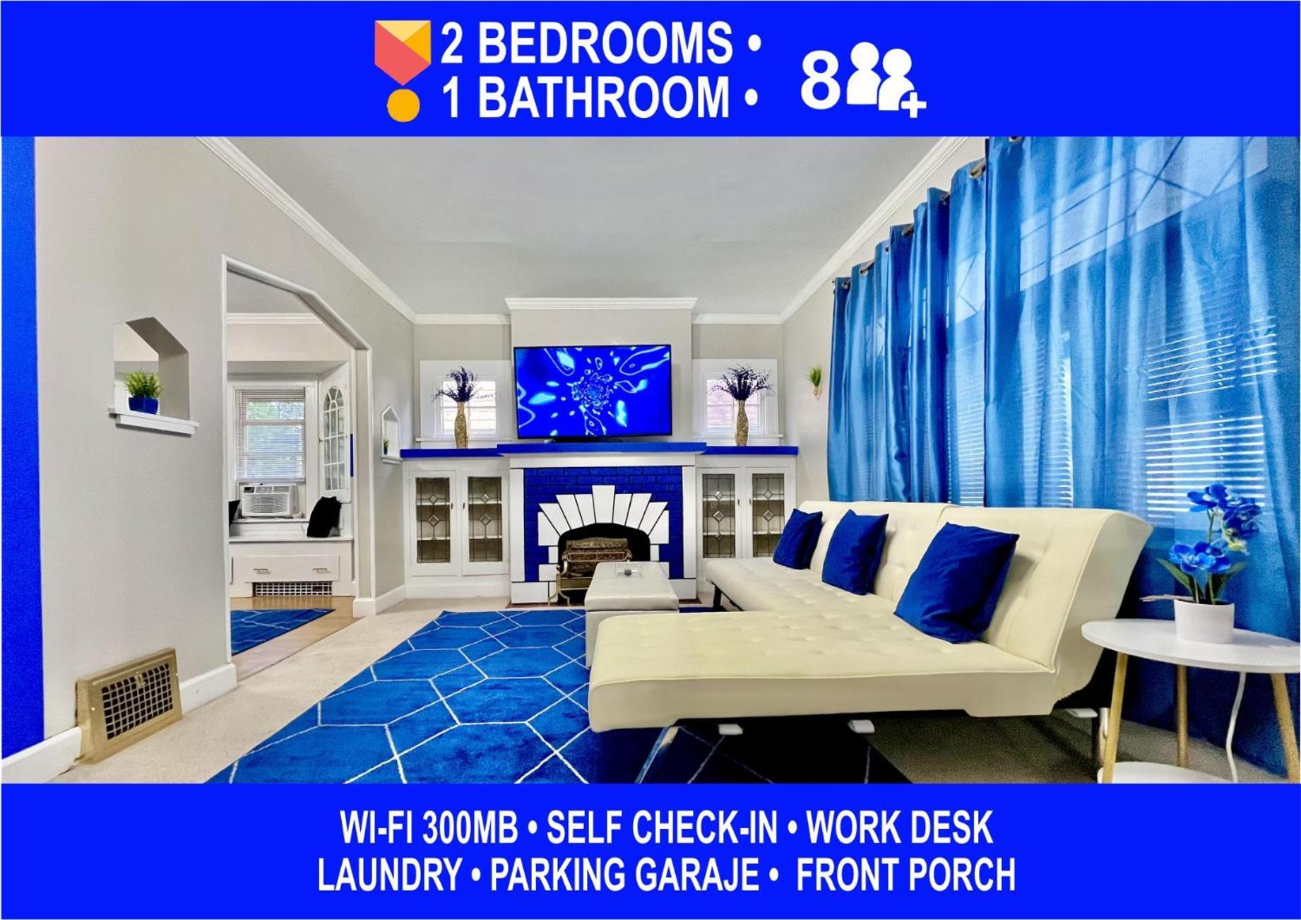 The Sapphire Haven - Your Old Brooklyn Oasis Awaits Families, Couples, Business Travelers Near Downtown With Parking, 300 Mb Wifi & Self Check-In Cleveland Buitenkant foto